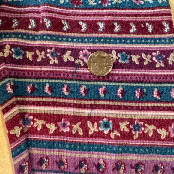 Vintage GYMBOREE Autumn Florals Sweater Leggings rainbow tag sz S 2 - 3 yrs - Picture 10 of 10